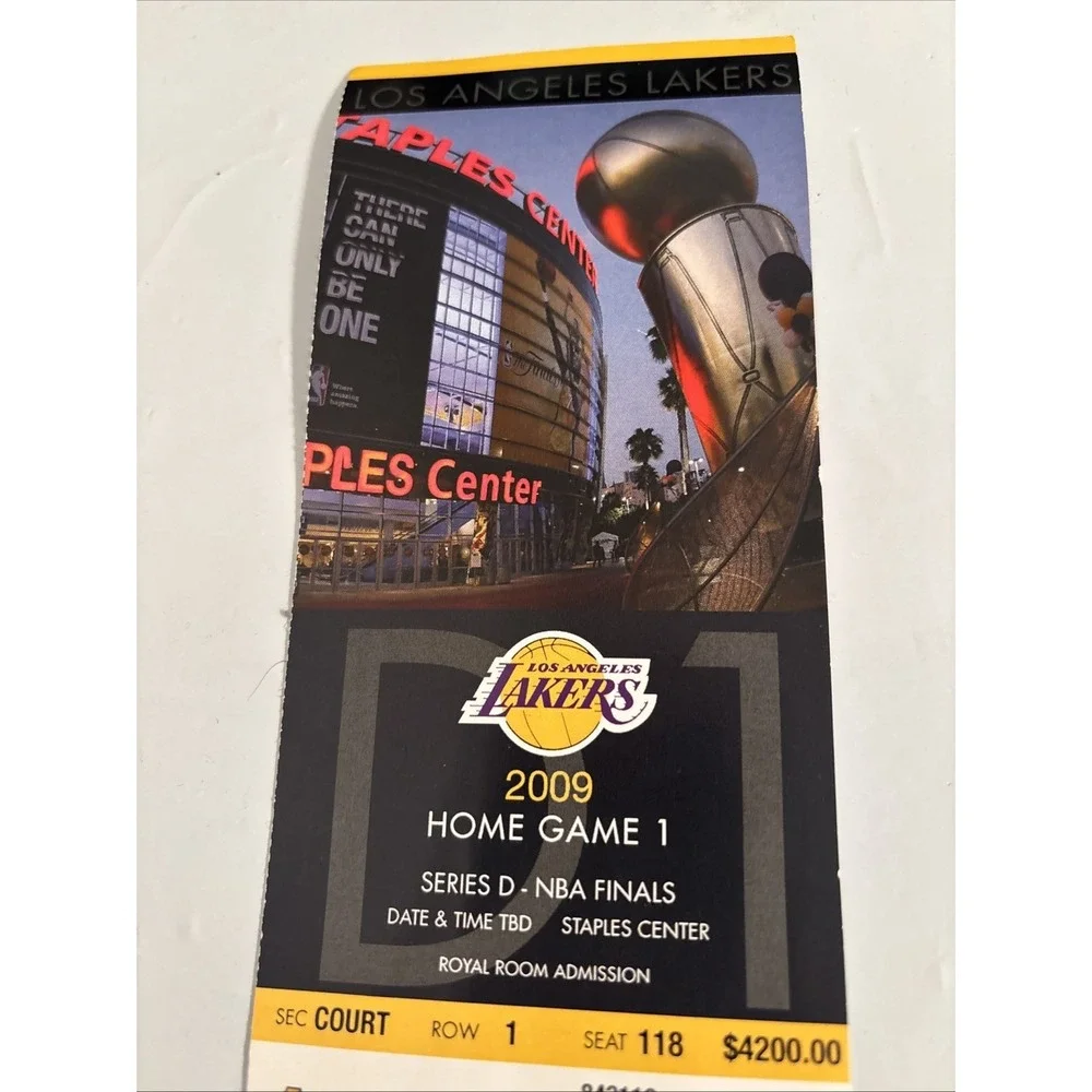 Los Angeles Lakers 2009 Home Game#1 NBA Finals vs.‎ Orlando Magic